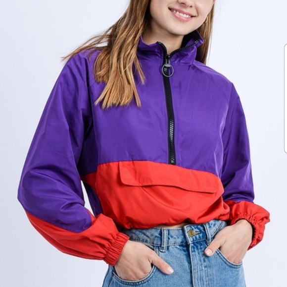 Color Block Windbreaker - Picture 2 of 3
